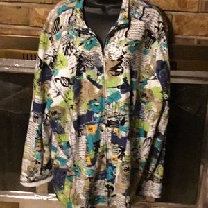 Cj banks size3X 100% cotton NWOT jacket